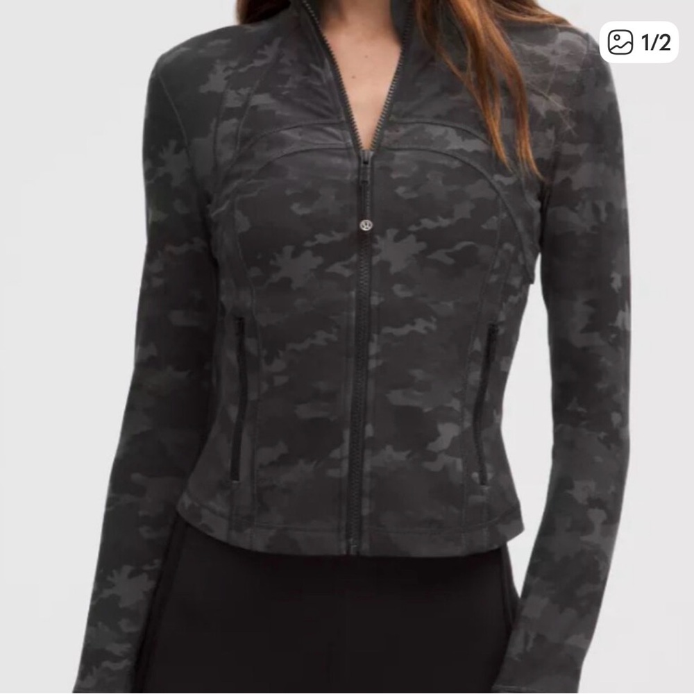 lululemon athletica Black Camo zip up